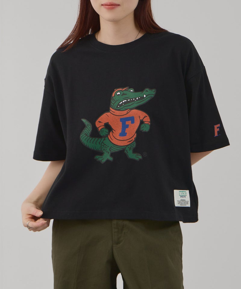 DISCUS アソートグラフィックプリント クルーネック半袖コラボTシャツ フロリダ大学 レディース メール便 対応商品商品画像-12