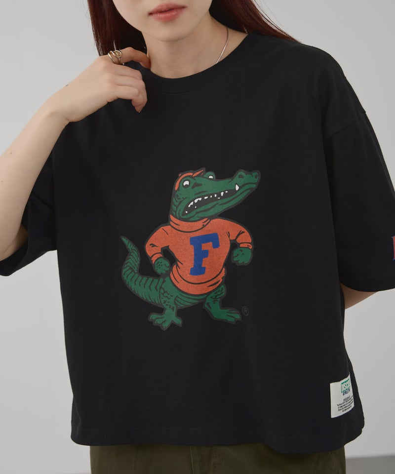 DISCUS  アソートグラフィックプリント クルーネック半袖コラボTシャツ フロリダ大学 レディース メール便 対応商品商品画像-13