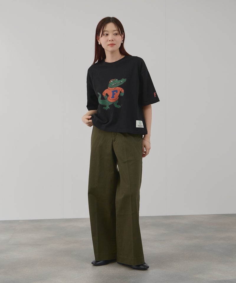 DISCUS  アソートグラフィックプリント クルーネック半袖コラボTシャツ フロリダ大学 レディース メール便 対応商品商品画像-14