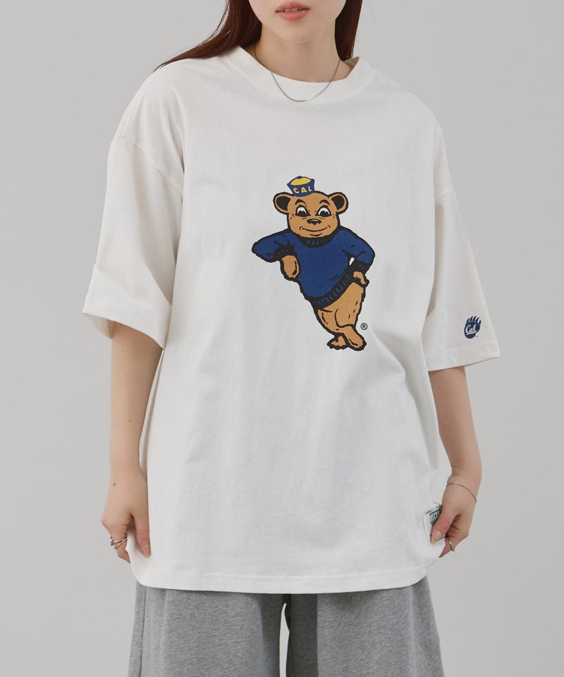 DISCUS  アソートグラフィックプリント クルーネック半袖コラボTシャツ カリフォルニア大学 レディース メール便 対応商品商品画像-1