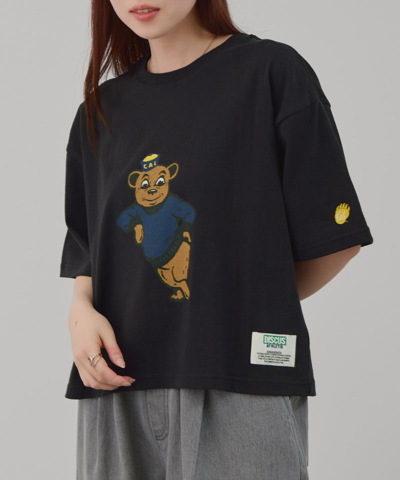 DISCUS アソートグラフィックプリント クルーネック半袖コラボTシャツ カリフォルニア大学 レディース メール便 対応商品商品画像-2