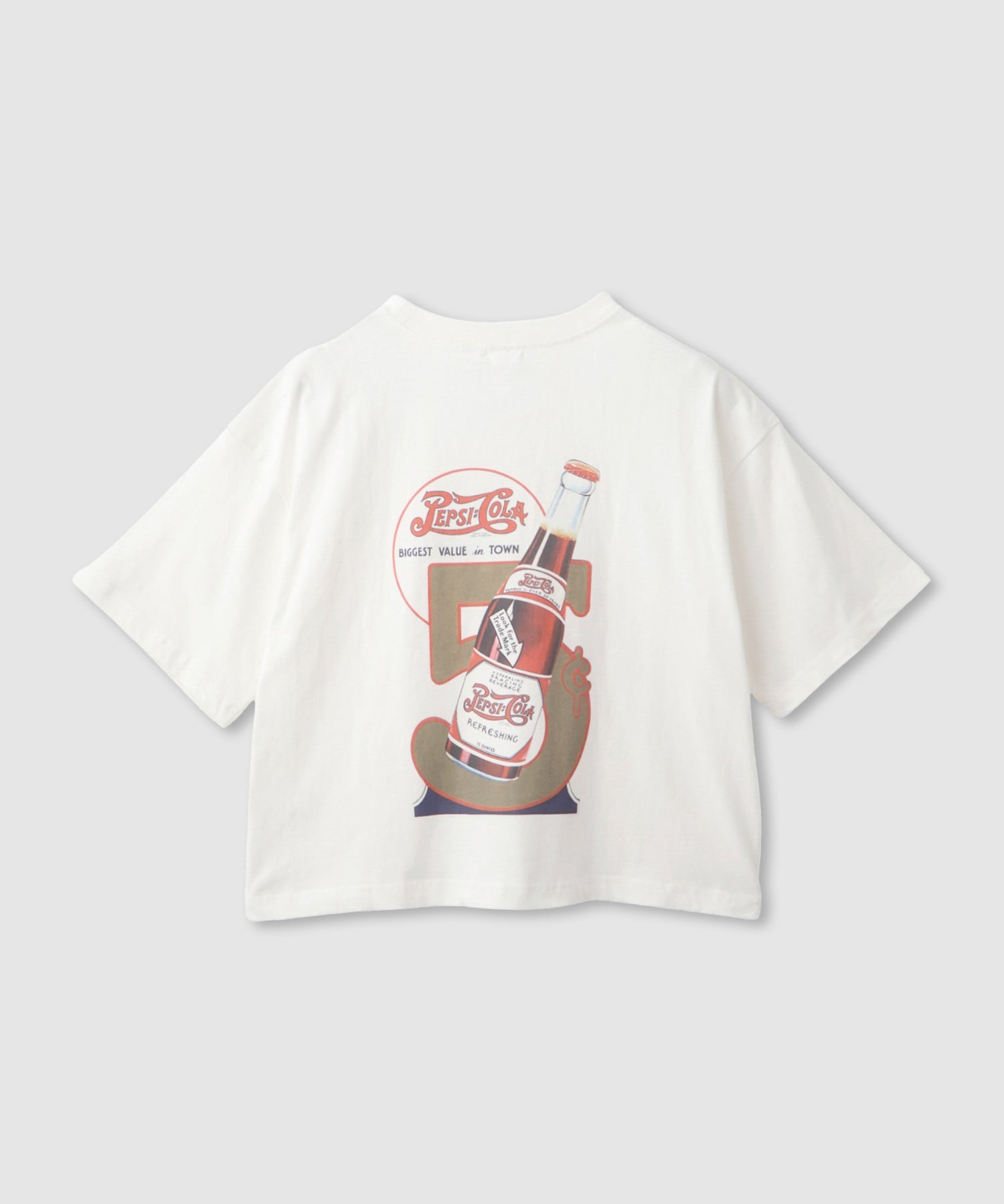 DISCUS クルーネック半袖コラボTシャツ PEPSI レディース