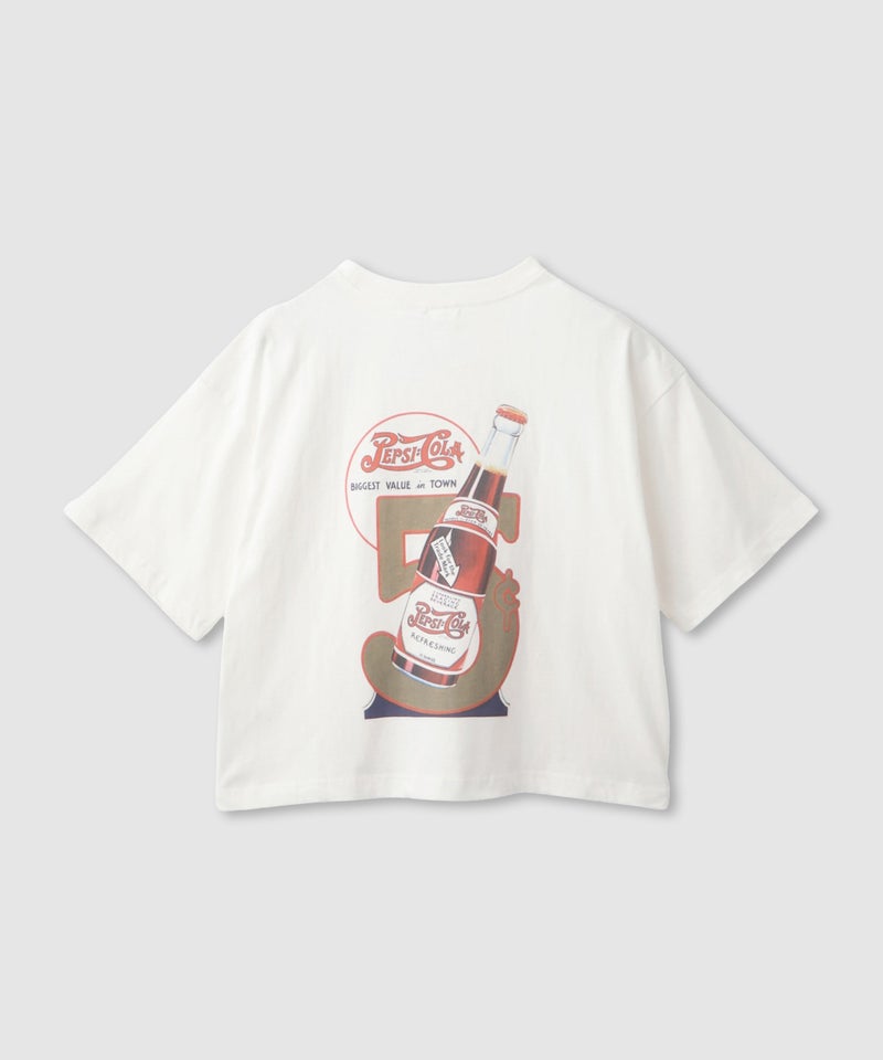 DISCUS アソートグラフィックプリント クルーネック半袖コラボTシャツ PEPSI レディース メール便 対応商品商品画像-10