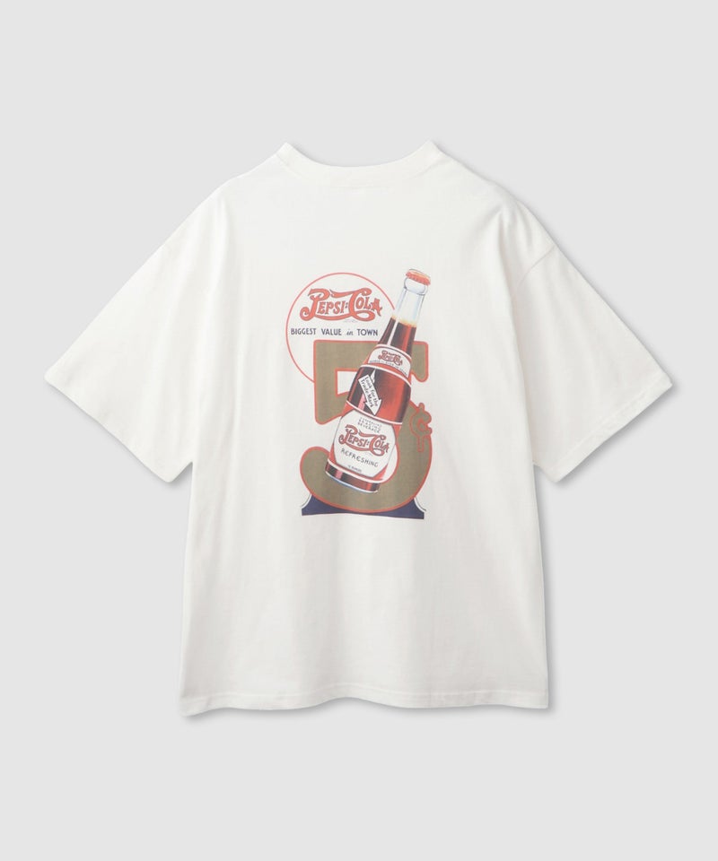 DISCUS  アソートグラフィックプリント クルーネック半袖コラボTシャツ PEPSI レディース メール便 対応商品商品画像-11