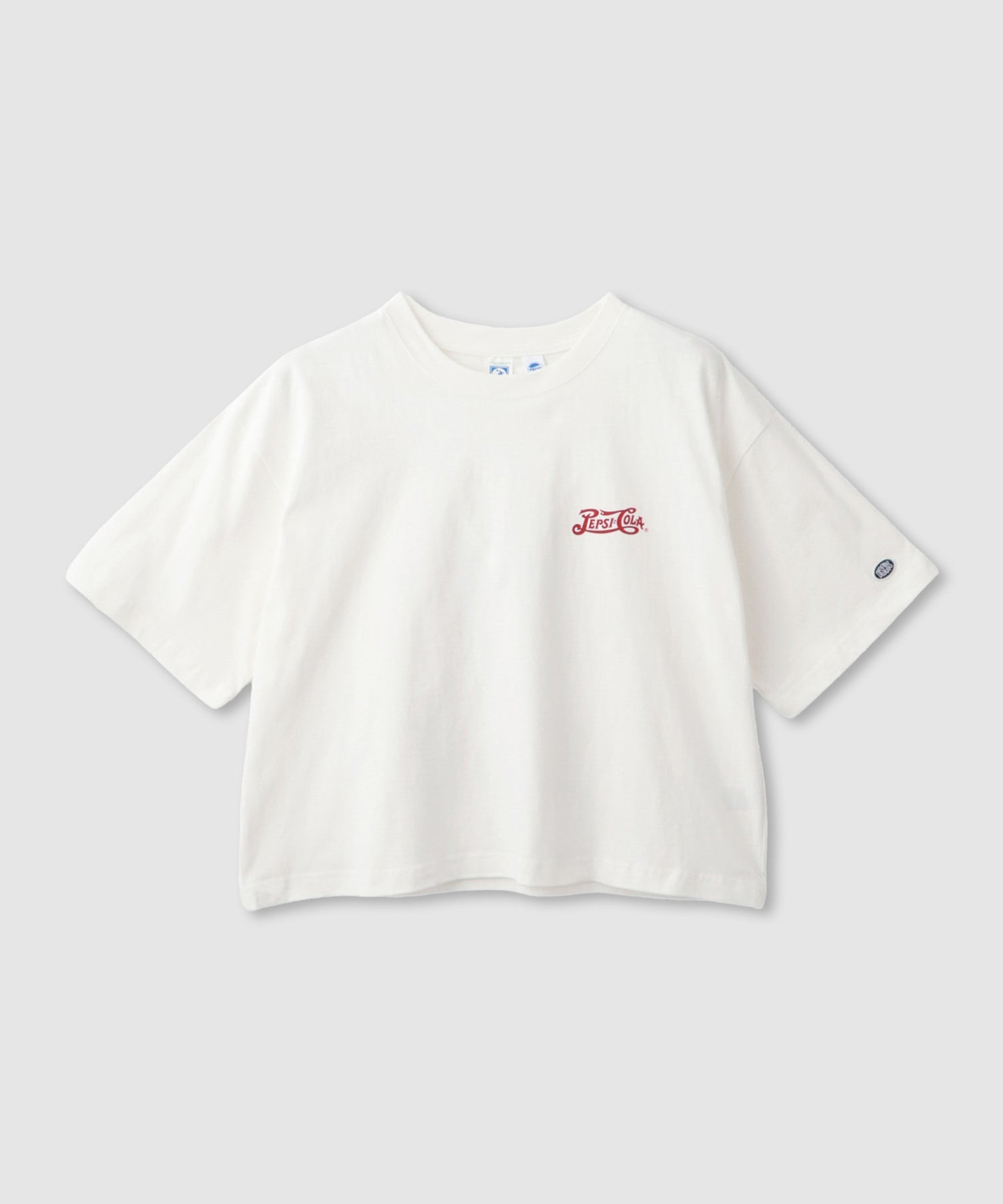 PW CIRCULUS PEPSI WORLD 半袖Tシャツ ホワイト Sサイズ DISCUS クルーネック半袖コラボTシャツ PEPSI レディース