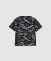 T-GRAPHICS 総柄プリントTシャツ キッズ メール便 対応商品商品サムネイル-4