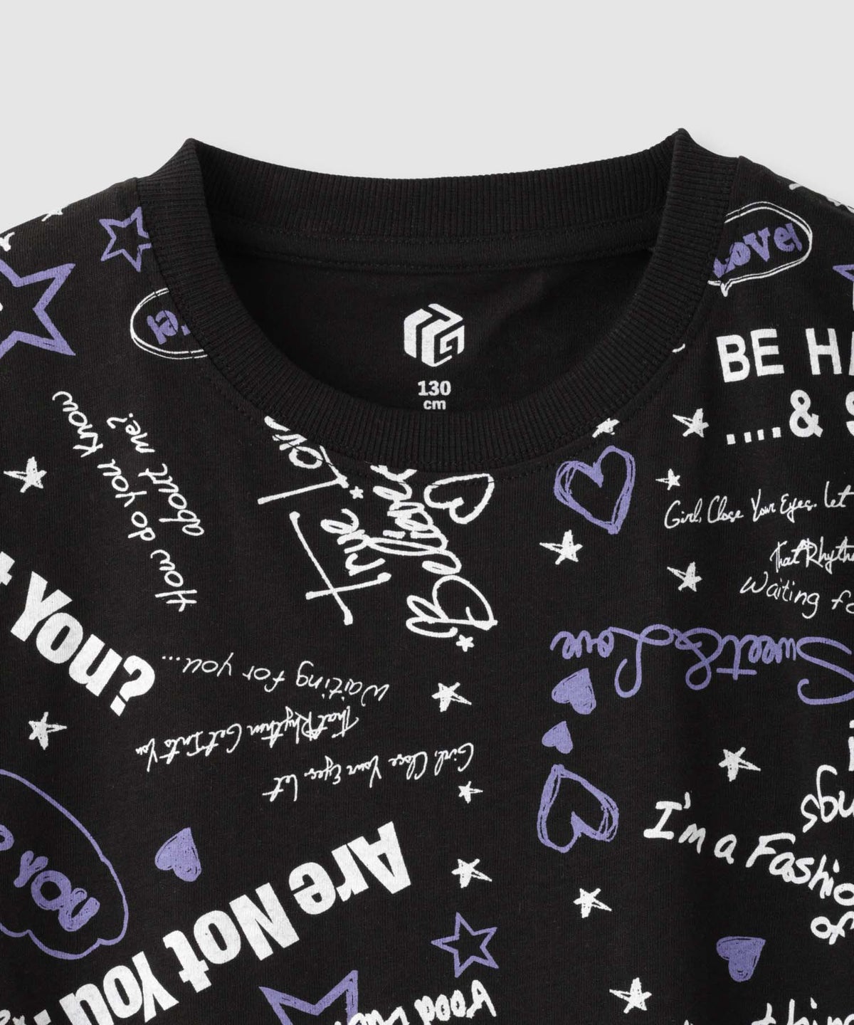 T-GRAPHICS 総柄プリントTシャツ キッズ メール便 対応商品