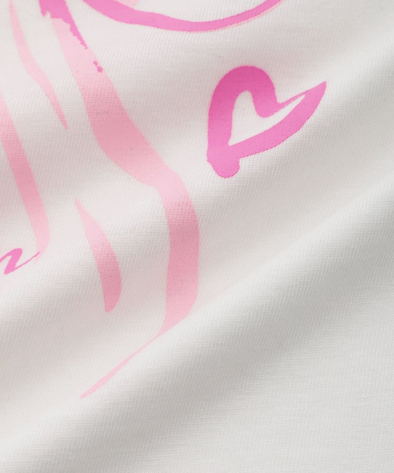 T-GRAPHICS リボンプリント 肩開きTシャツ キッズ メール便 対応商品商品画像-8