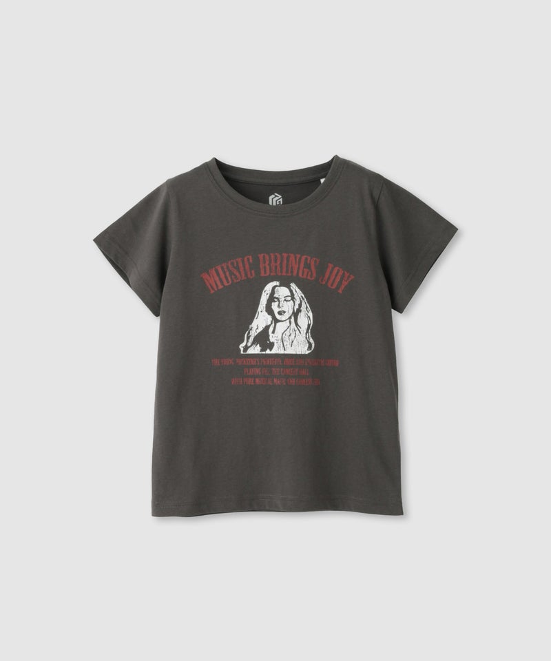 T-GRAPHICS アートグラフィック ロゴプリントTシャツ キッズ メール便 対応商品商品画像-1