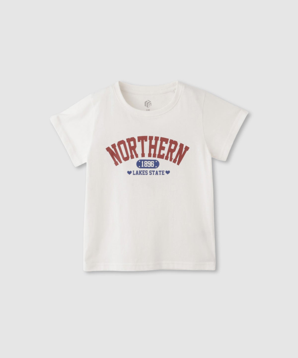 T-GRAPHICS アメカジ調ロゴTシャツ キッズ メール便 対応商品