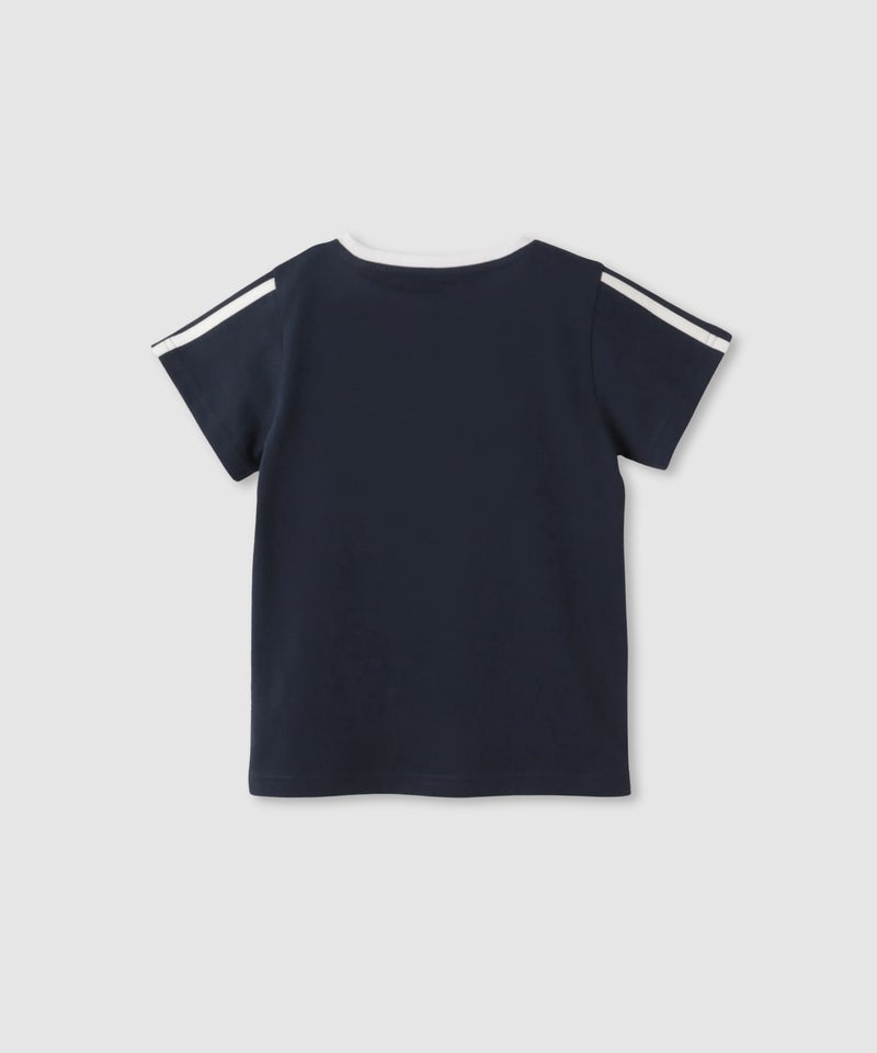 T-GRAPHICS  アメカジ調ロゴTシャツ キッズ メール便 対応商品商品画像-3