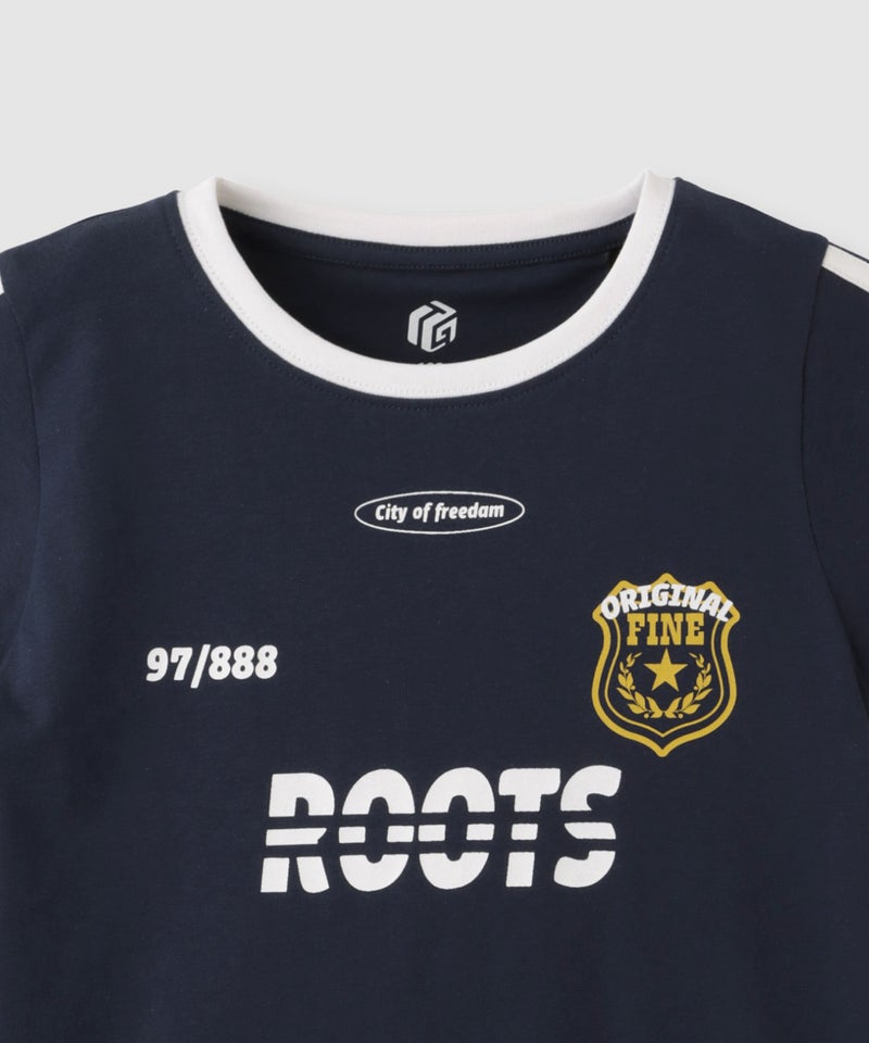 T-GRAPHICS  アメカジ調ロゴTシャツ キッズ メール便 対応商品商品画像-4