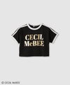 CECIL McBEE 肩ラインプリントロゴTシャツ キッズ メール便 対応商品商品サムネイル-1