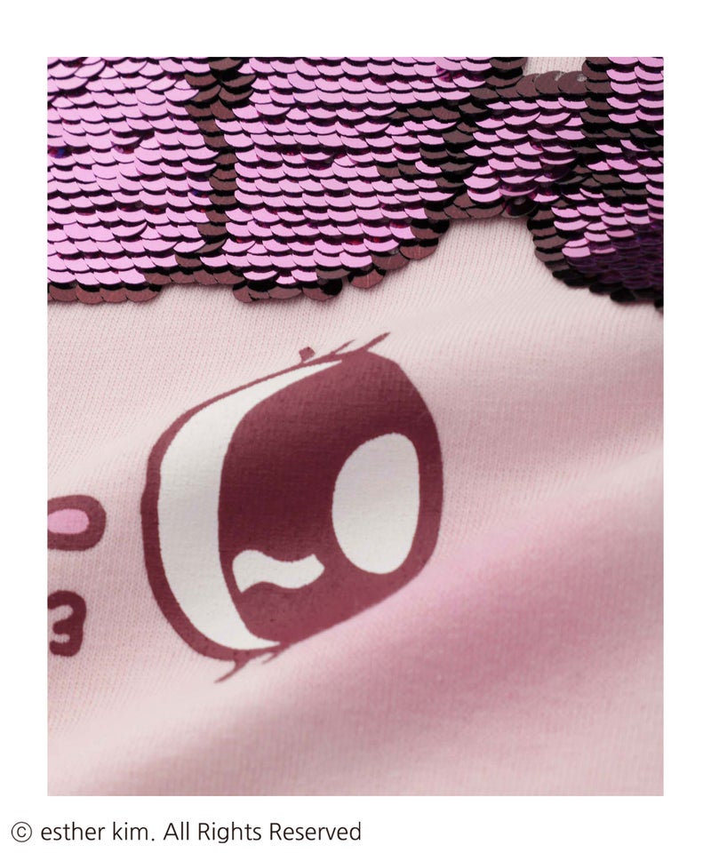エスターバニーリトル スパンコールTシャツ キッズ メール便 対応商品商品画像-8