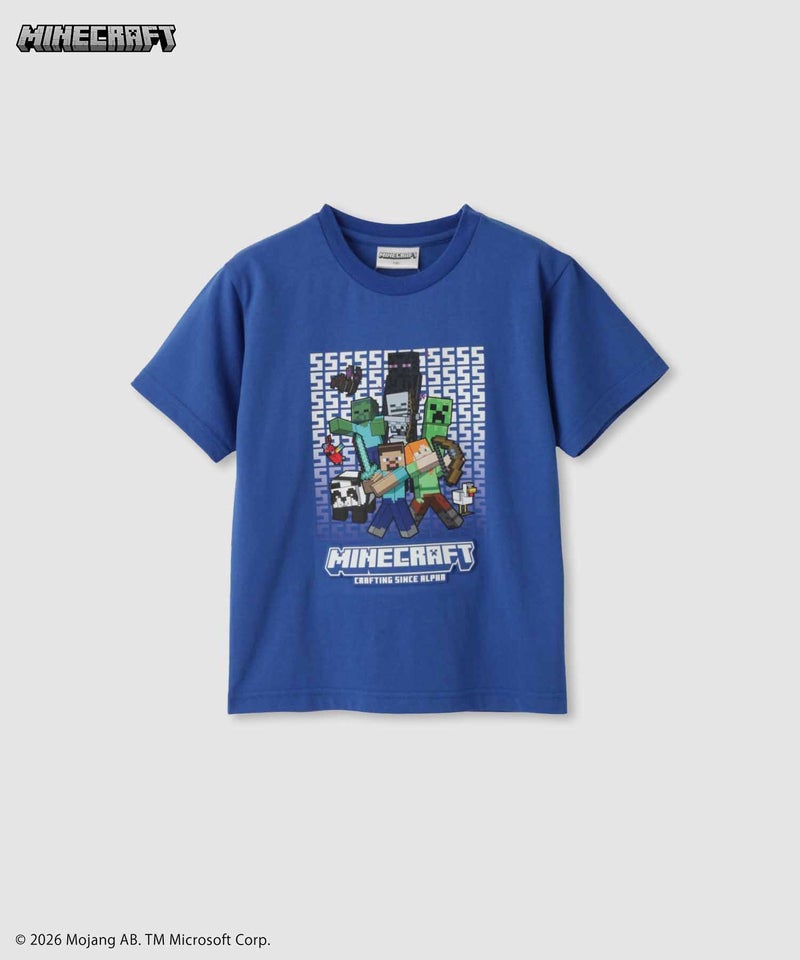 Minecraft マインクラフト エンボスプリントTシャツ キッズ メール便 対応商品商品画像-2