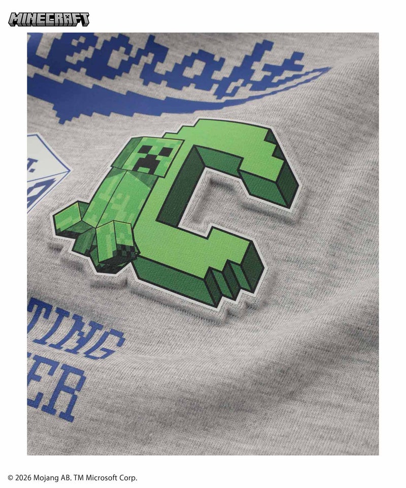 Minecraft マインクラフト エンボスプリントTシャツ キッズ メール便 対応商品商品画像-8