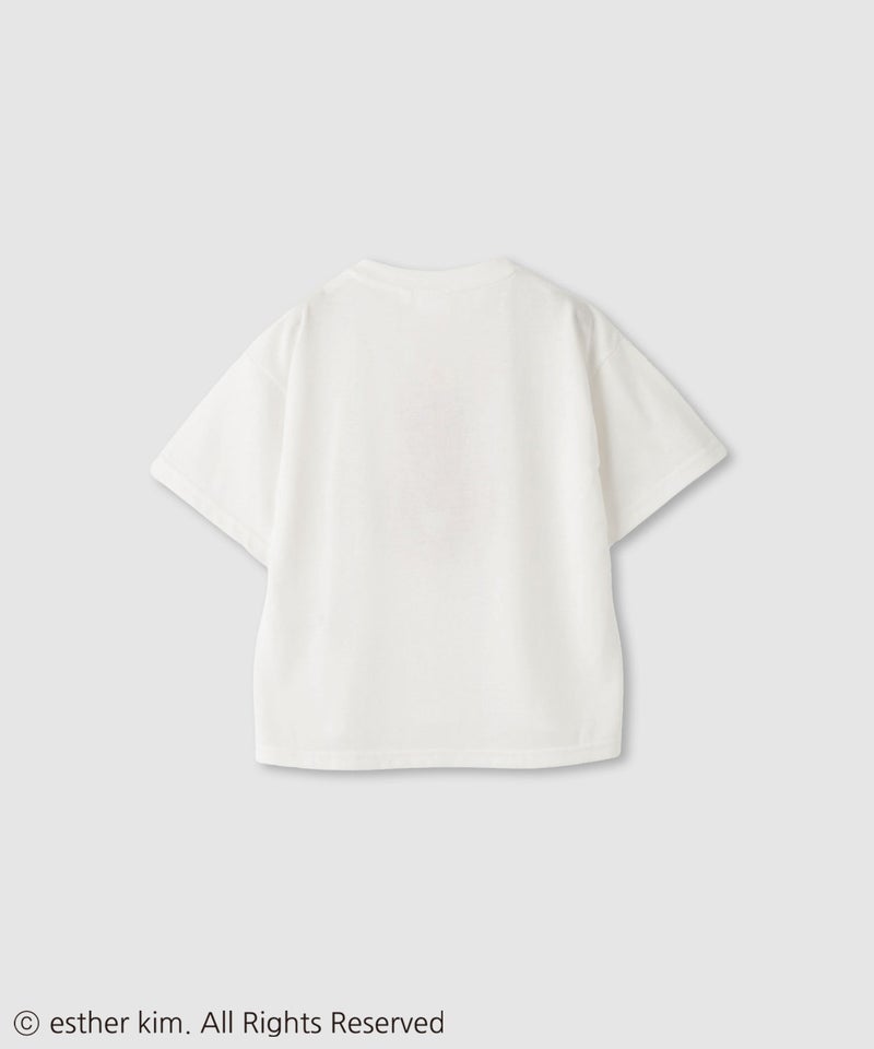 エスターバニーリトル アップリケTシャツ キッズ メール便 対応商品商品画像-3