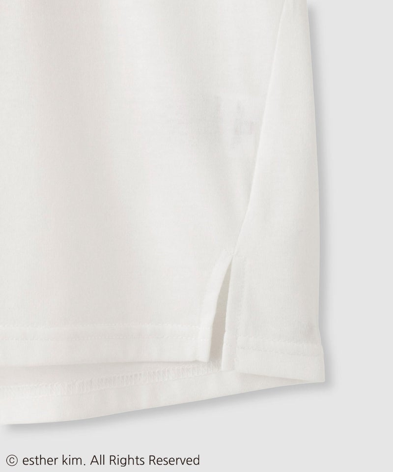 エスターバニーリトル アップリケTシャツ キッズ メール便 対応商品商品画像-5
