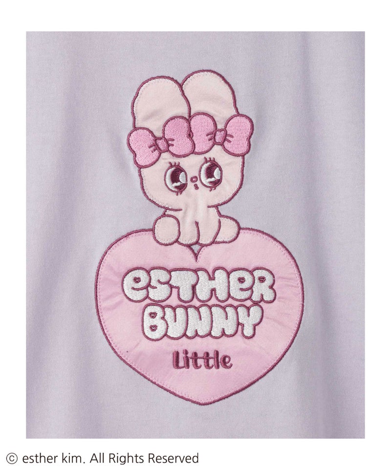 エスターバニーリトル アップリケTシャツ キッズ メール便 対応商品商品画像-7