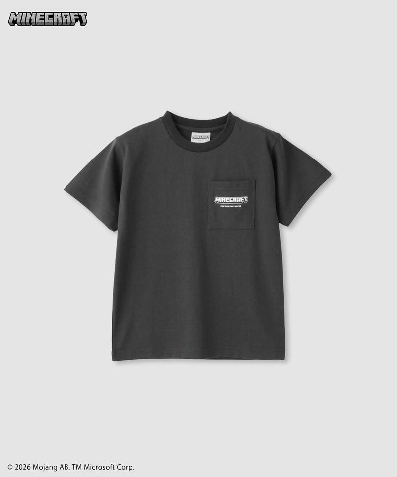 Minecraft マインクラフト ポケットTシャツ キッズ メール便 対応商品商品画像-4
