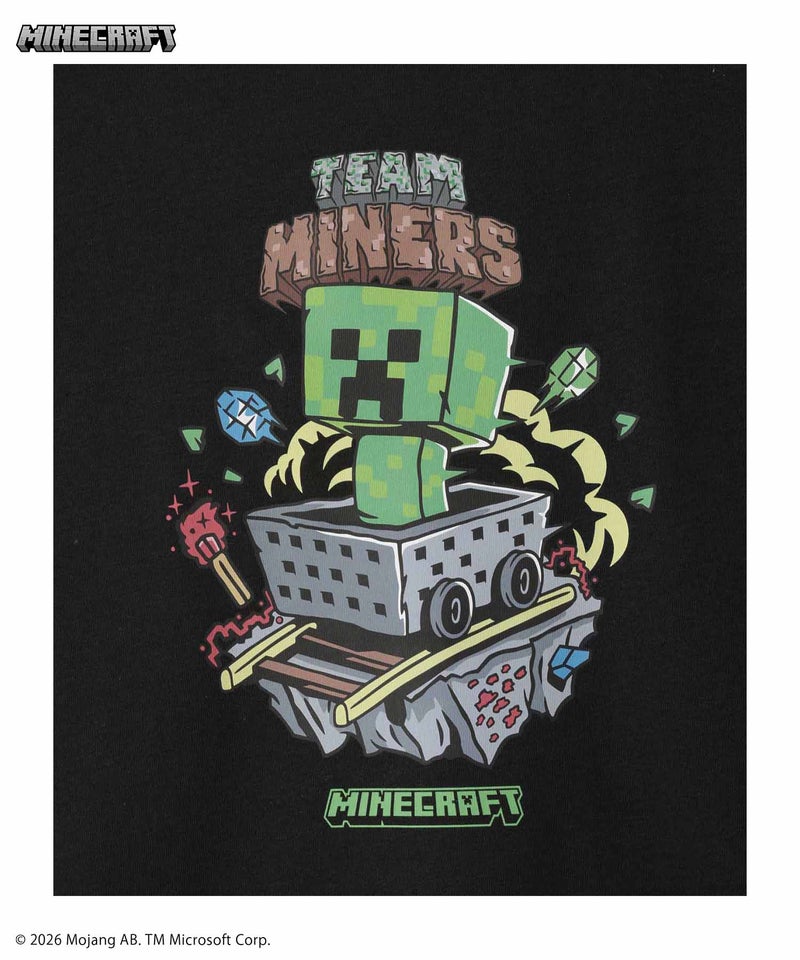 Minecraft マインクラフト ポケットTシャツ キッズ メール便 対応商品商品画像-6