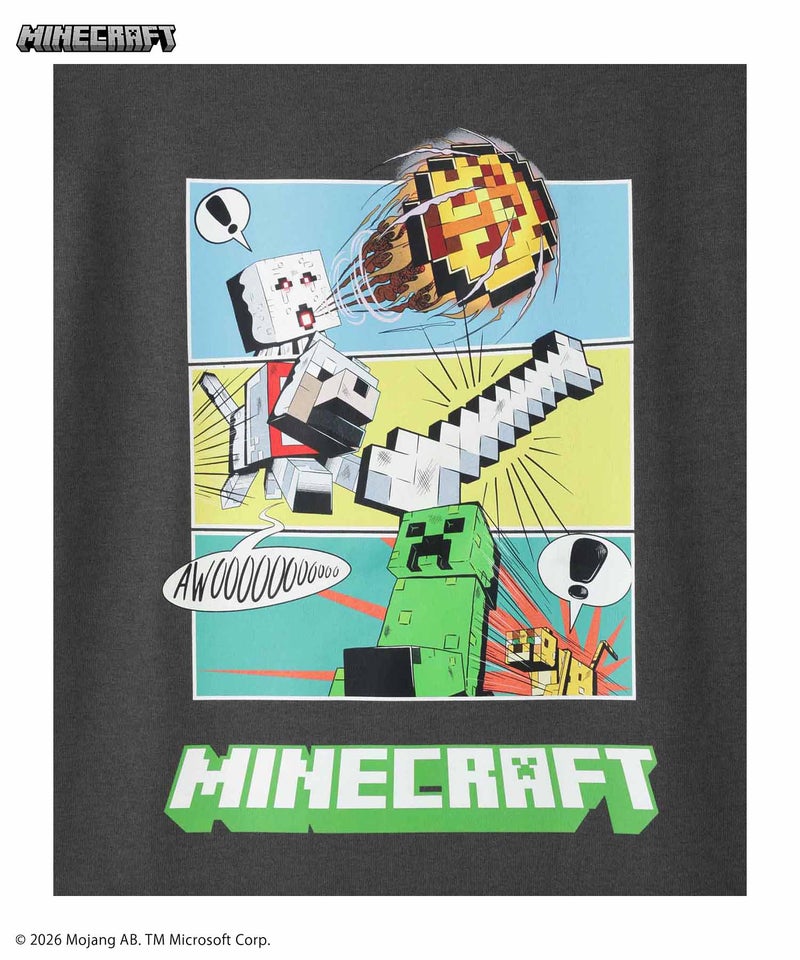 Minecraft マインクラフト ポケットTシャツ キッズ メール便 対応商品商品画像-7