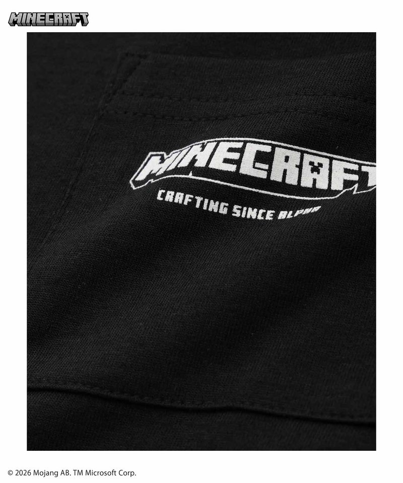 Minecraft マインクラフト ポケットTシャツ キッズ メール便 対応商品商品画像-8