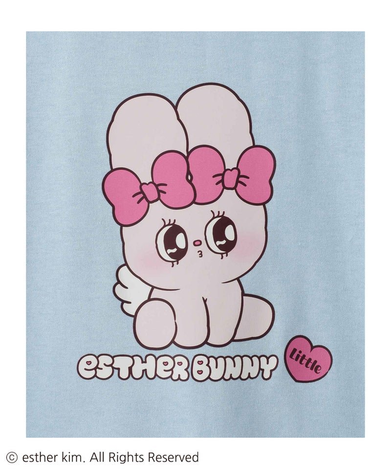 エスターバニーリトル 肩開きTシャツ キッズ メール便 対応商品商品画像-6