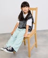 [値下げ]NAVY  SARARI イージーワイドパンツ キッズ商品サムネイル-6