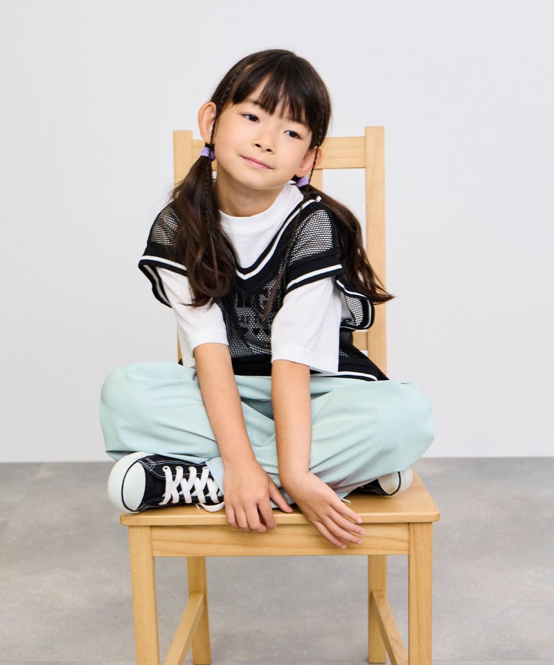 [値下げ]NAVY  SARARI イージーワイドパンツ キッズ商品画像-14