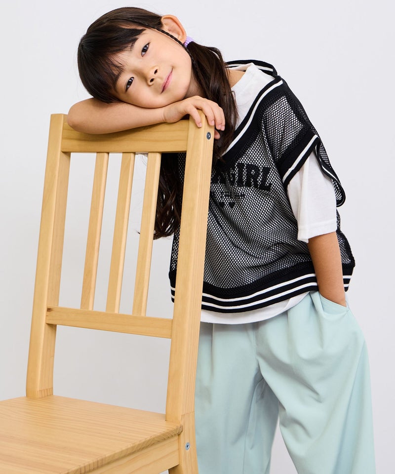 [値下げ]NAVY  SARARI イージーワイドパンツ キッズ商品画像-16
