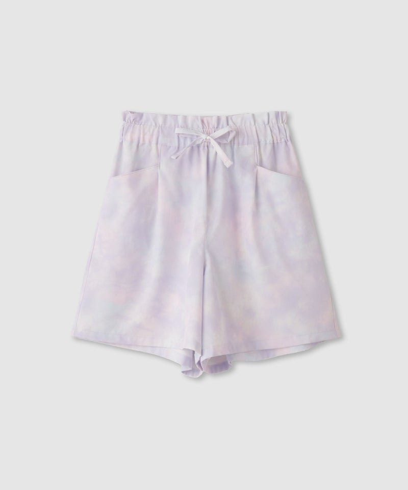 NAVY SARARI 冷感キュロットパンツ ウエストフリル キッズ商品画像-1