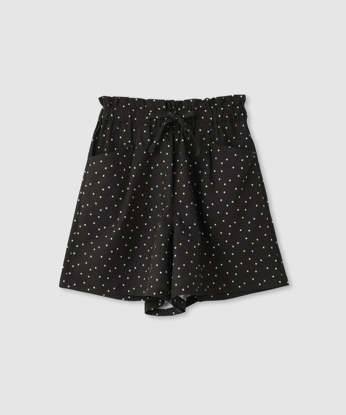 NAVY SARARI 冷感キュロットパンツ ウエストフリル キッズ