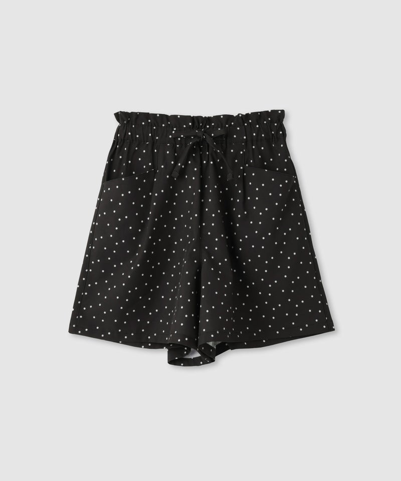 NAVY  SARARI 冷感キュロットパンツ ウエストフリル キッズ商品画像-3