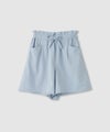 NAVY SARARI 冷感キュロットパンツ ウエストフリル キッズ商品サムネイル-5