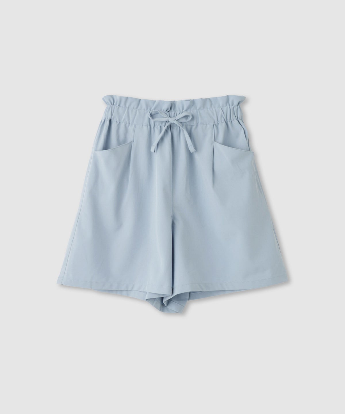 NAVY SARARI 冷感キュロットパンツ ウエストフリル キッズ