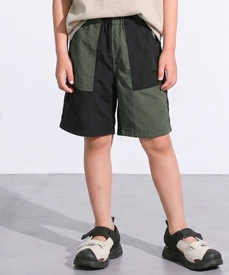 NAVY 撥水加工付き水陸両用パンツ キッズ商品画像-2