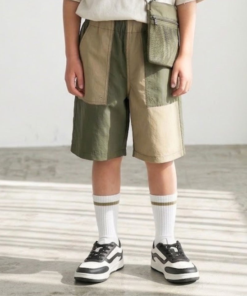 NAVY 撥水加工付き水陸両用パンツ キッズ商品画像-4
