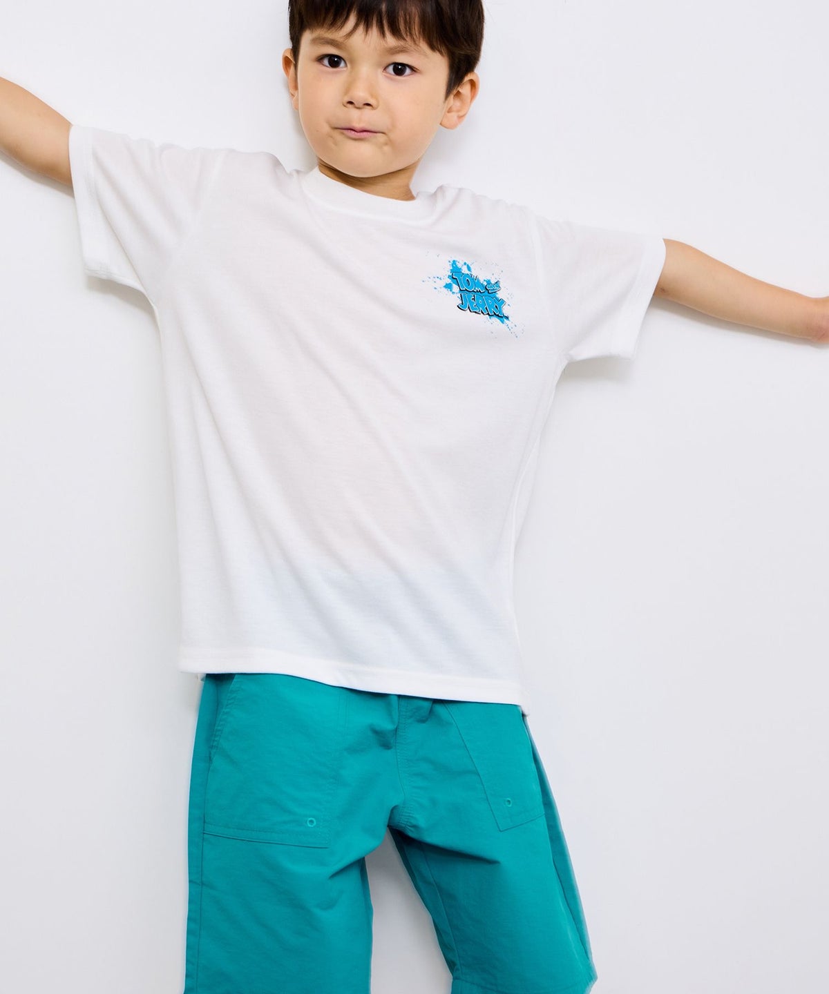 NAVY 撥水加工付き水陸両用パンツ キッズ