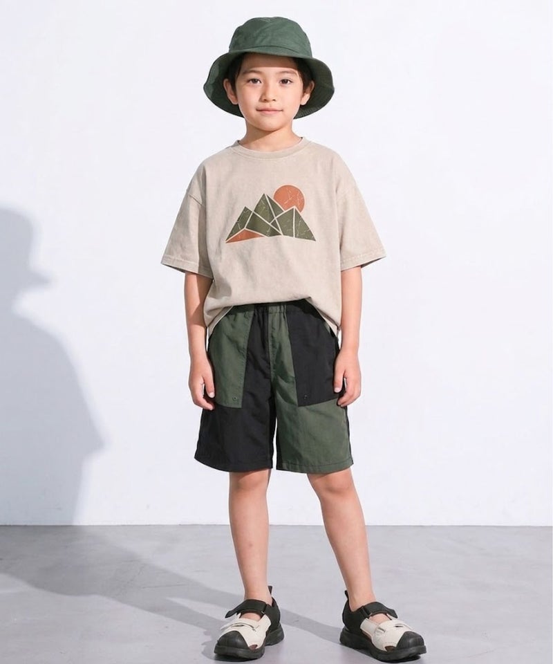 NAVY 撥水加工付き水陸両用パンツ キッズ商品画像-14