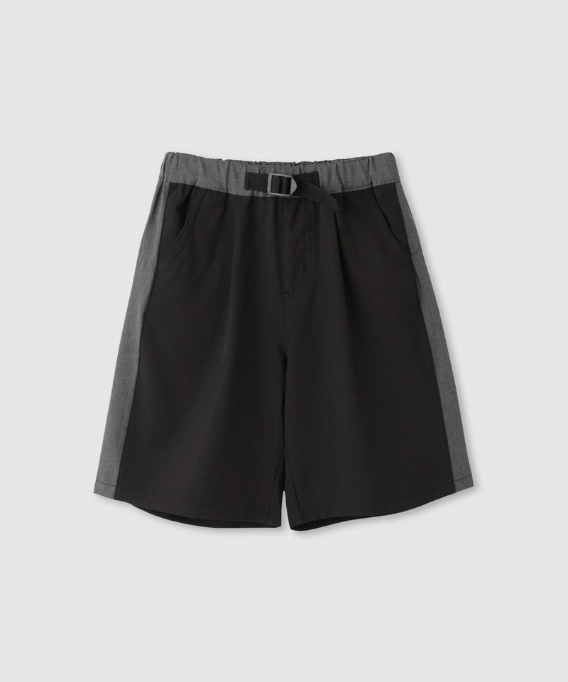 NAVY  切替デザイン ギアショートパンツ キッズ商品画像-1