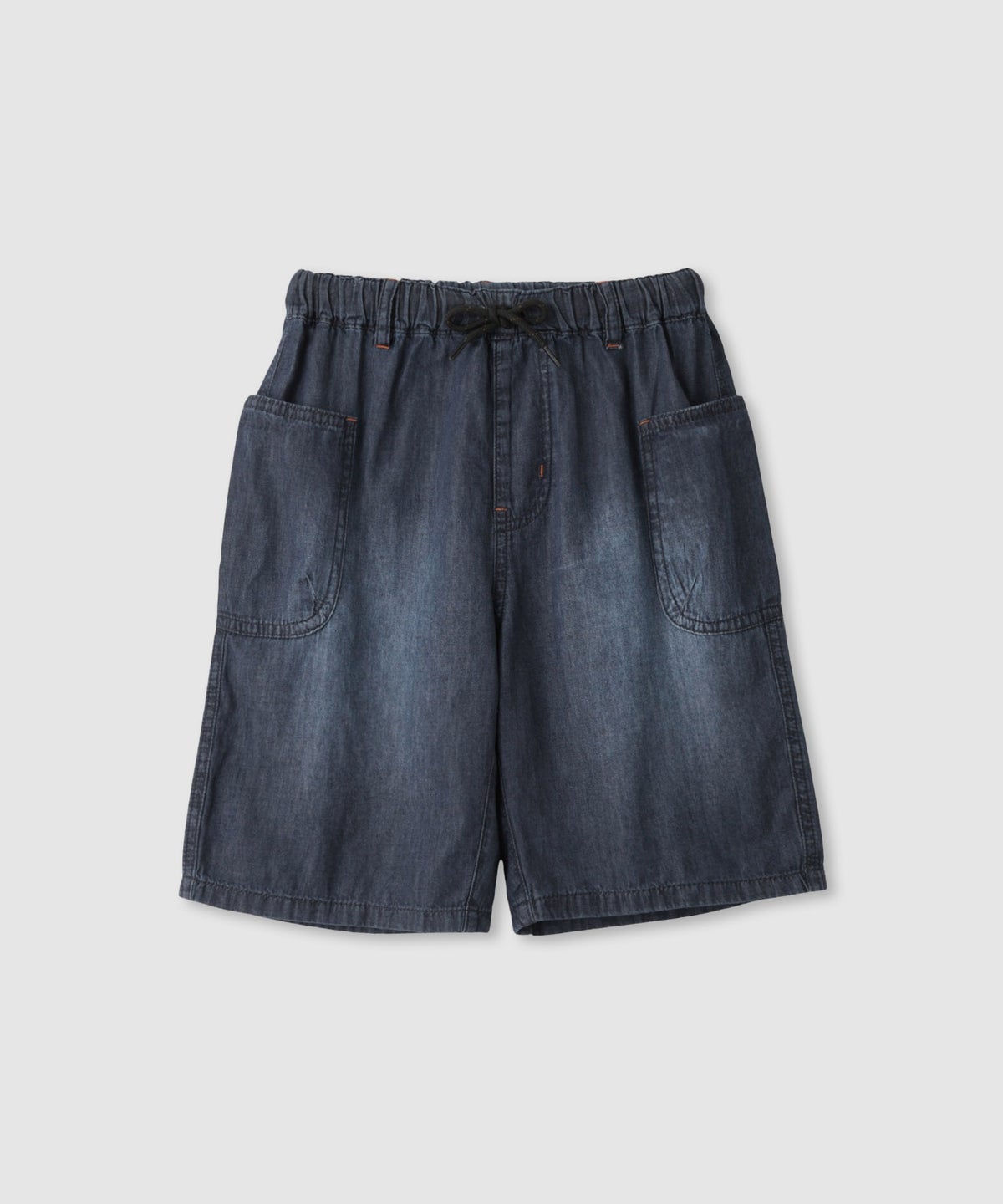 NAVY コットンソフトデニム ガーデニングショートパンツ キッズ