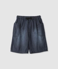 NAVY コットンソフトデニム ガーデニングショートパンツ キッズ