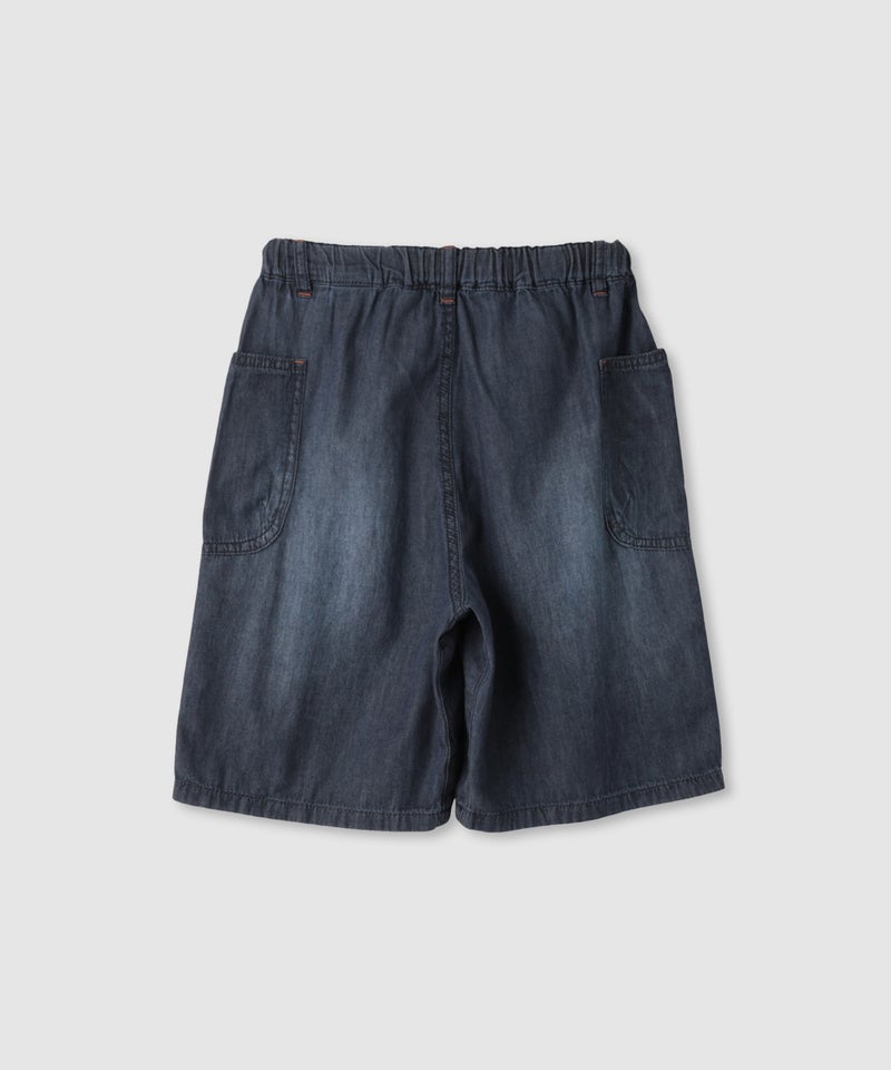 NAVY コットンソフトデニム ガーデニングショートパンツ キッズ商品画像-3