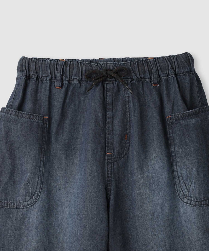 NAVY コットンソフトデニム ガーデニングショートパンツ キッズ商品画像-4