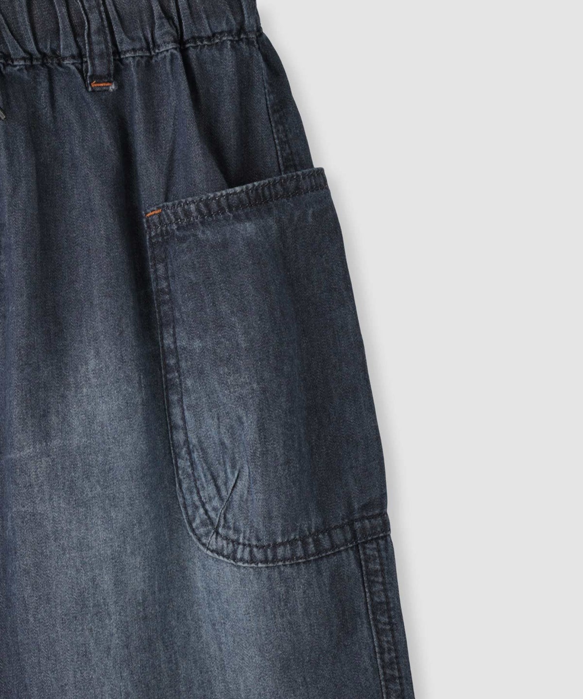 NAVY コットンソフトデニム ガーデニングショートパンツ キッズ