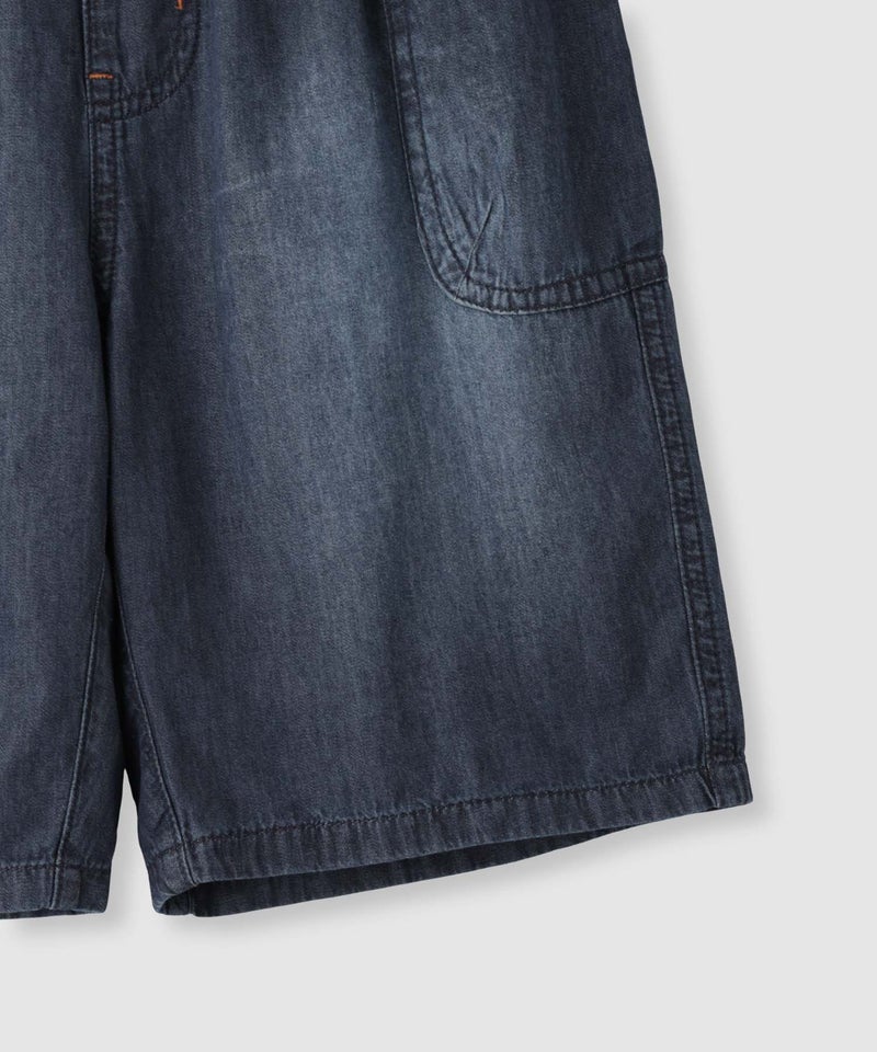 NAVY コットンソフトデニム ガーデニングショートパンツ キッズ商品画像-6