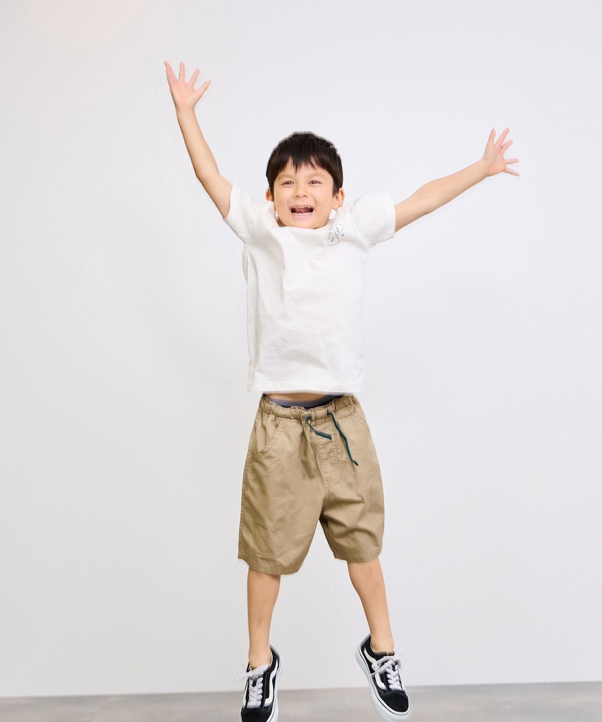 NAVY コットンソフトツイル ベーシックショートパンツ キッズ