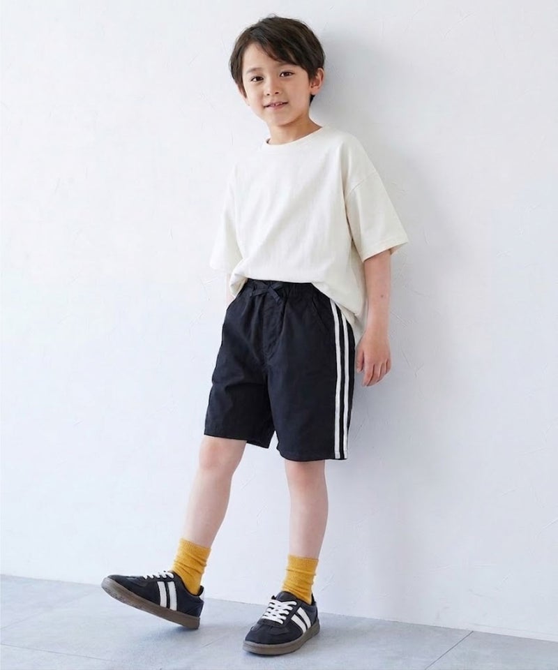 NAVY コットンソフトツイル ベーシックショートパンツ キッズ商品画像-10