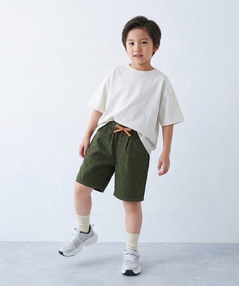 NAVY コットンソフトツイル ベーシックショートパンツ キッズ商品画像-11